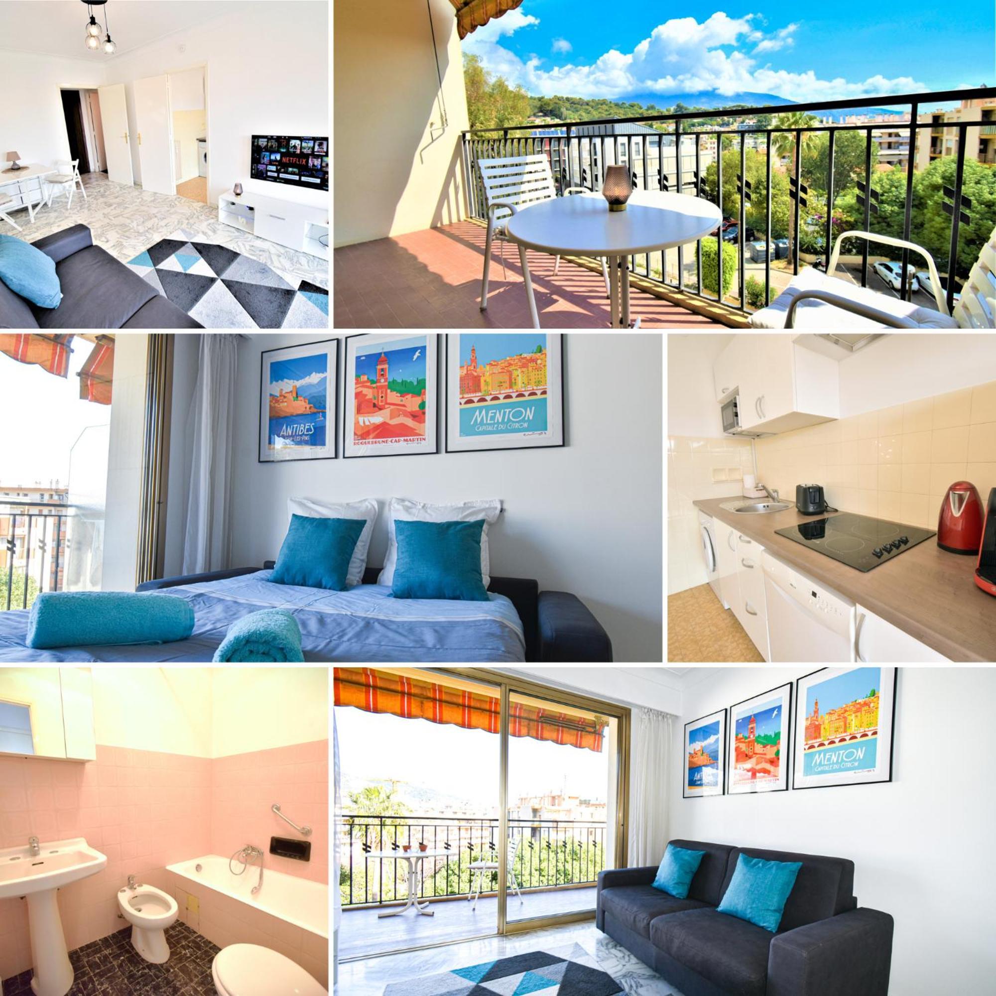L'Orangerie - Proche Mer - Terrasse - Parking Prive - Clim Рокбрюн-Кап-Мартен Екстер'єр фото
